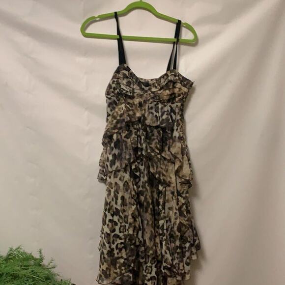 H&M LEOPARD PRINT DRESS‎ SIZE 10 - Picture 7 of 9